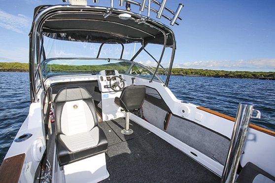 Upgraded upholstery is all part of the deal.