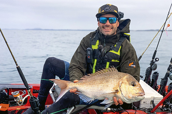 Kayak fishing is well suited to dropping lures and soft-baiting.