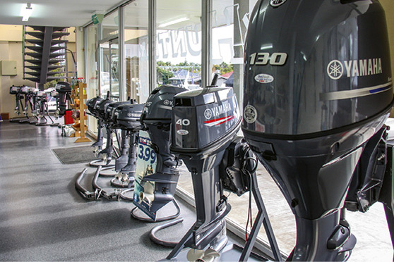 Seacraft deals in Yamaha outboards, both big and small in horsepower.