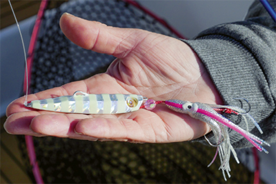 Use lumo and UV reflective lures in low-light situations.