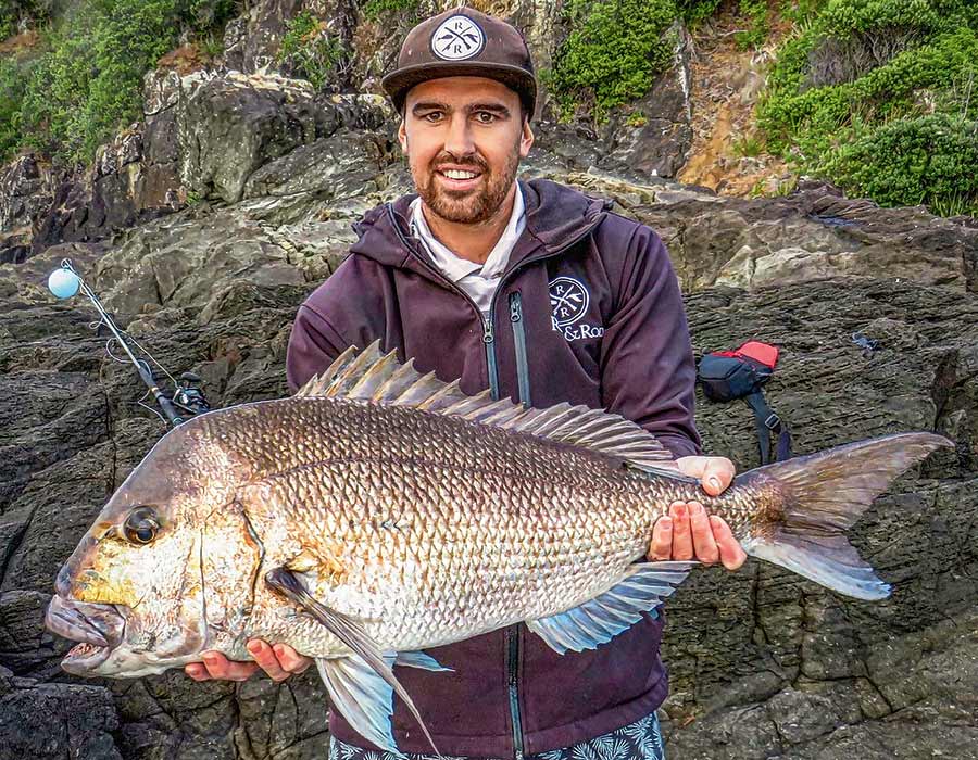 The writer with his kelpy 7.1kg/15.5lb snap.
