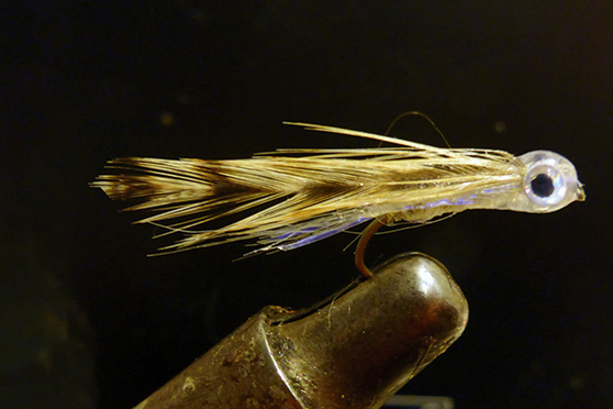 The smelt flies after UV paint was added.