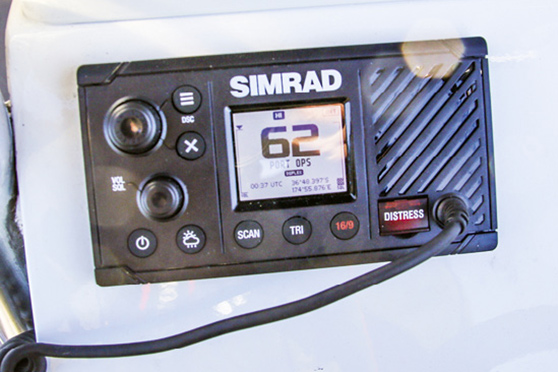 Carrying two forms of communication is essential, with a VHF the primary option as your call will be heard by everyone within range.