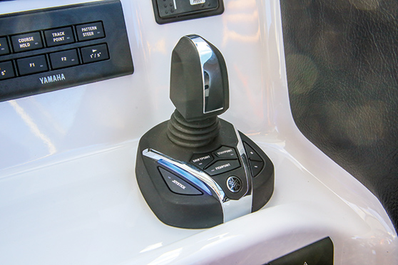 The new Yamaha HelmMaster EX joystick.