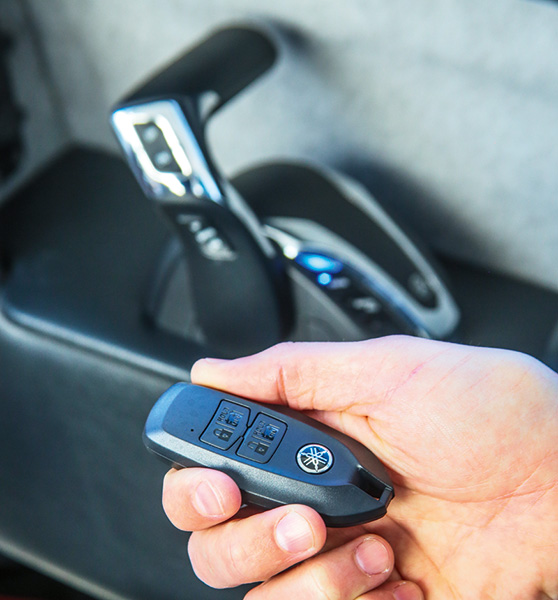 The new keyless remote means a push-button start (ideal for multi-engine setups) and increased security for your vessel.