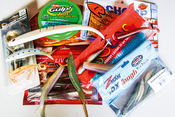 Soft-baits are deadly - in the right depths and conditions.