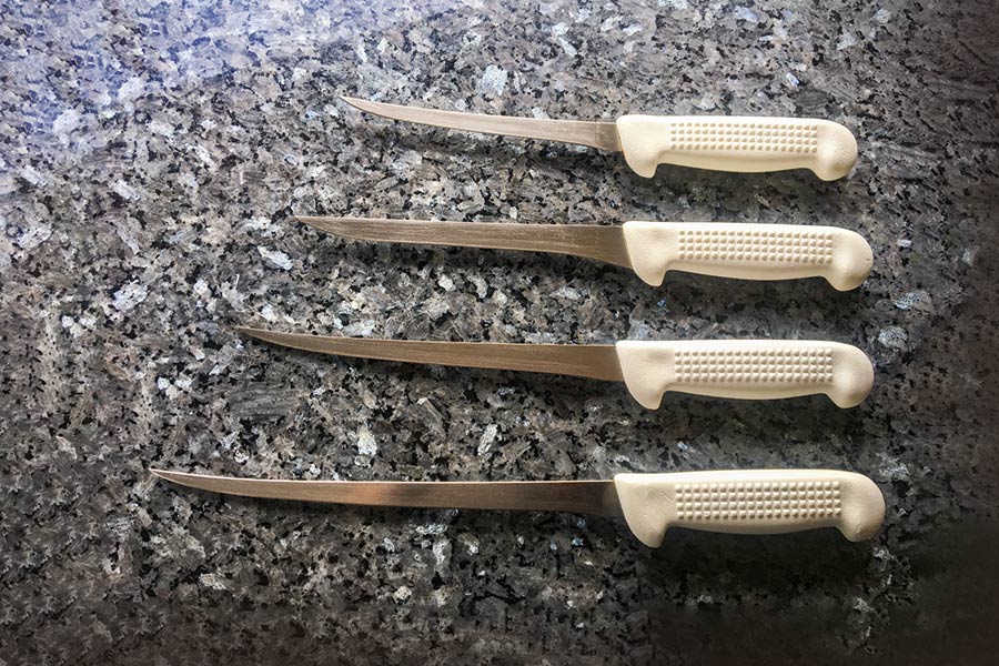 When dealing with the catch, Ben has found the Victory range of knives work best for him from both a performance and cost point of view.