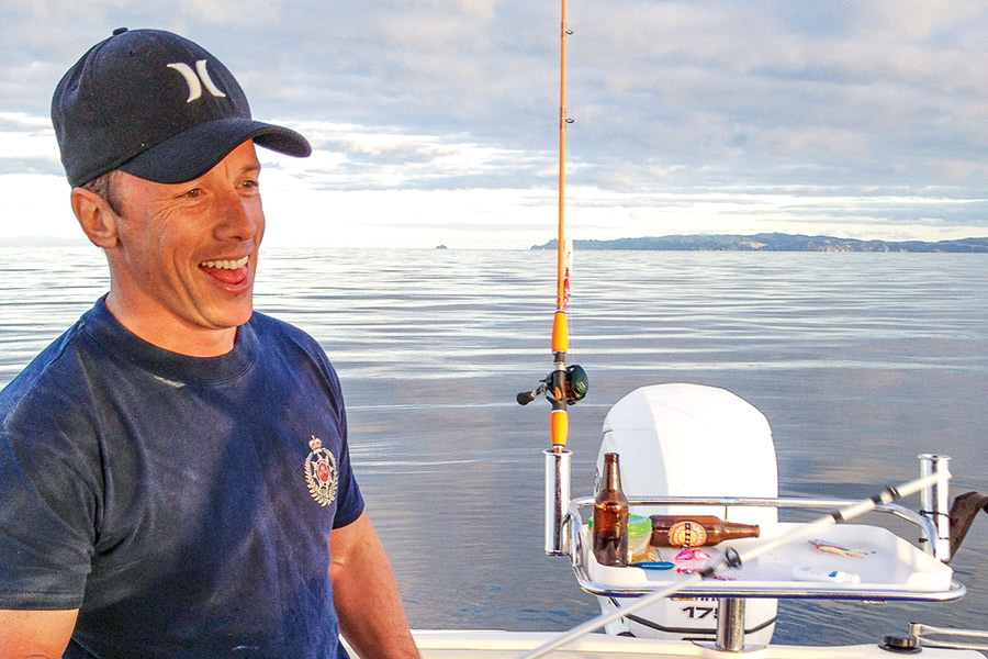James Young, an avid fisherman who passed away from melanoma skin cancer.
