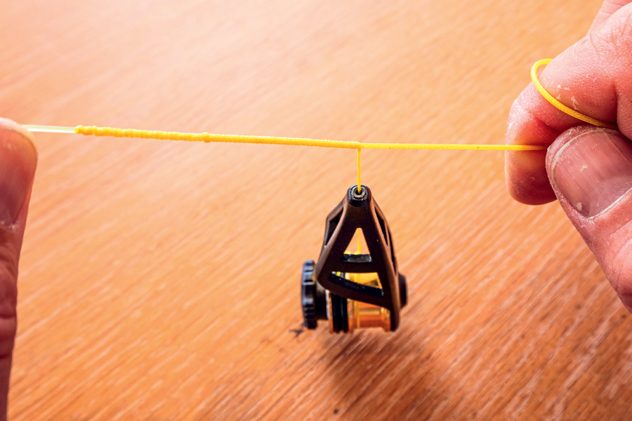 How To Splice A Mono Topshot To Hollow Braid The Fishing site