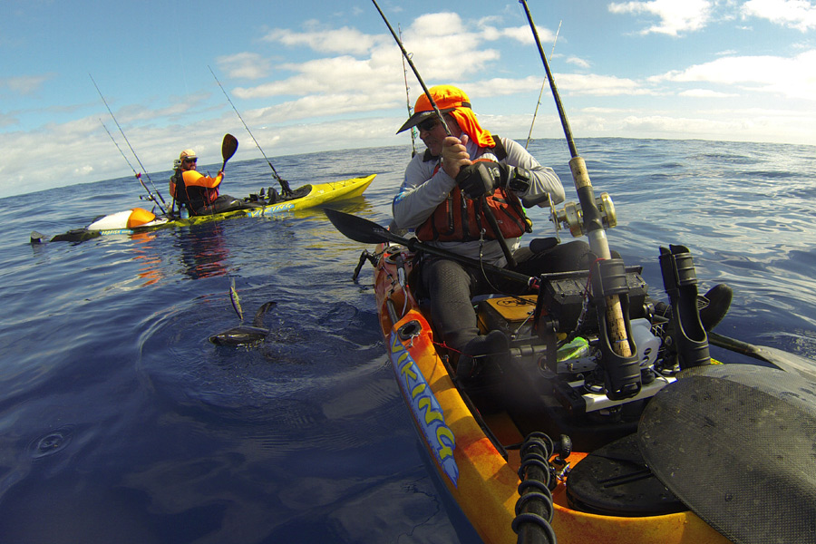 Kayak fishing trolling for tuna The Fishing site