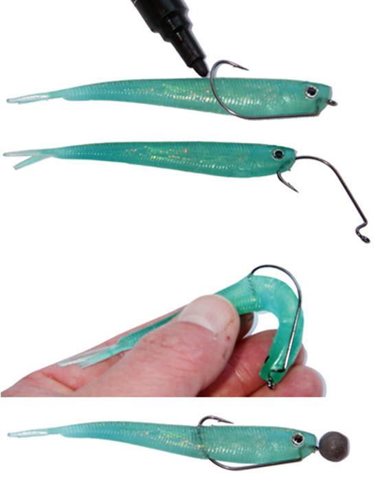 rigging worm hooks