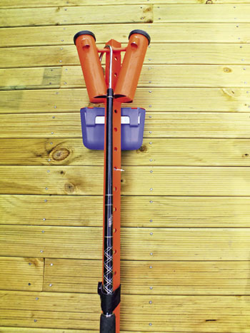 light twin aluminium rod stand gaff bait bucket