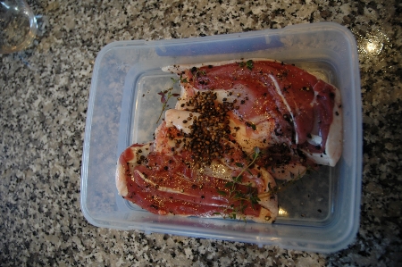 Duck pastrami