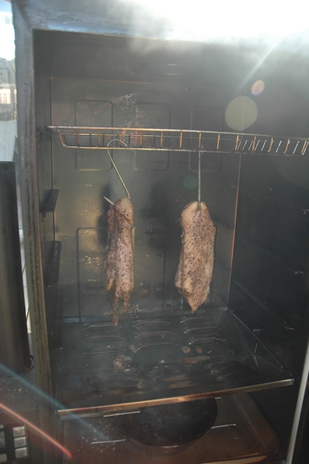 Duck pastrami