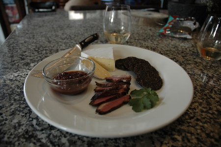 Duck pastrami