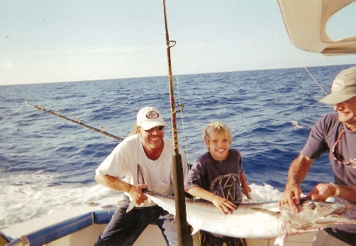 My nephew Bens Wahoo caught on 130lb
