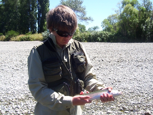little trout with a big motor