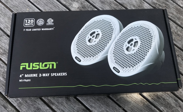 fusion 4 inch marine speakers