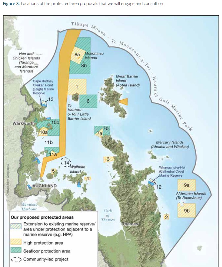 Where do we find the new non fishing exclusion zones?