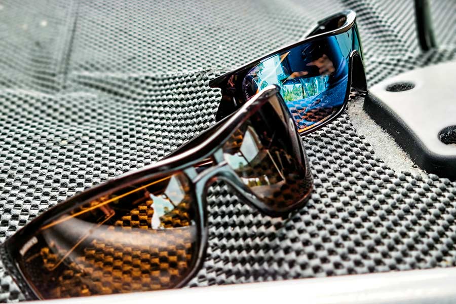  Quality sunglasses not only allow the wearer to see down into the water, but they protect the eyes from sunlight and the odd flying hook or lure.