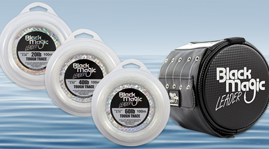Sam's day-to-day leader needs are met by spools of 20lb, 40lb, 60lb, 80lb and 100lb Tough Trace carried in a 'Leader Feeder'.