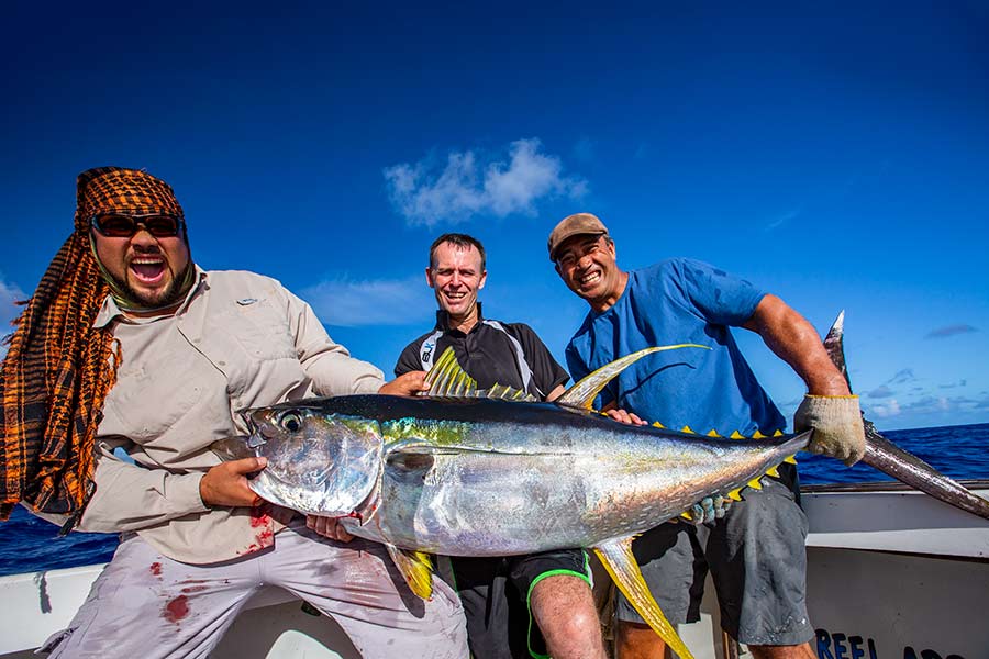 The strikes can be explosive, the runs blindingly fast, and the fights exhausting; no wonder this yellowfin tuna catch is being celebrated!