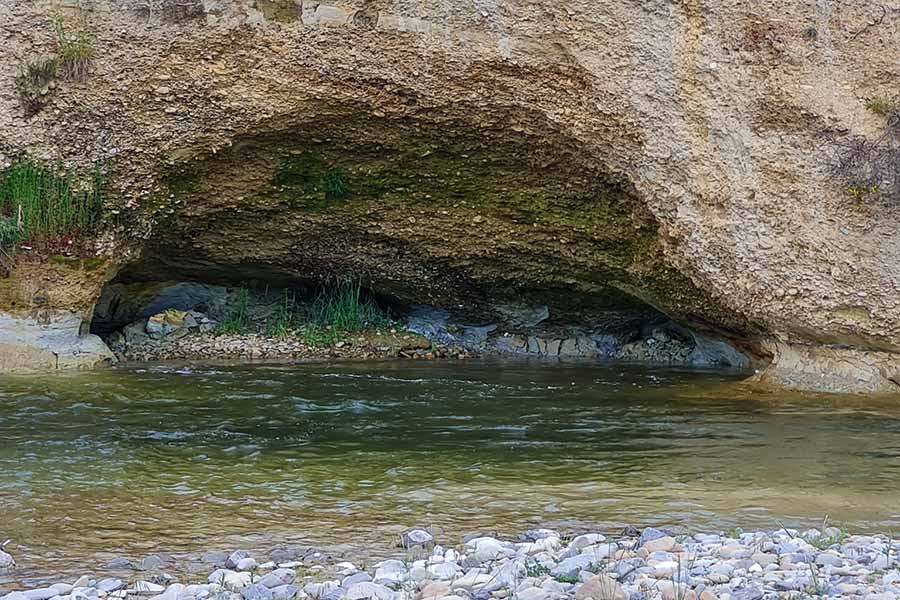 Deep water – a perfect spot for John to give his new rod a good workout.