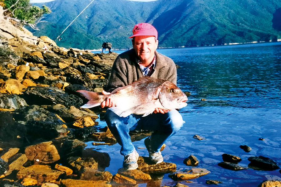 A nice Malborough Sounds snapper, caught during one of the regular WSAC trips there.