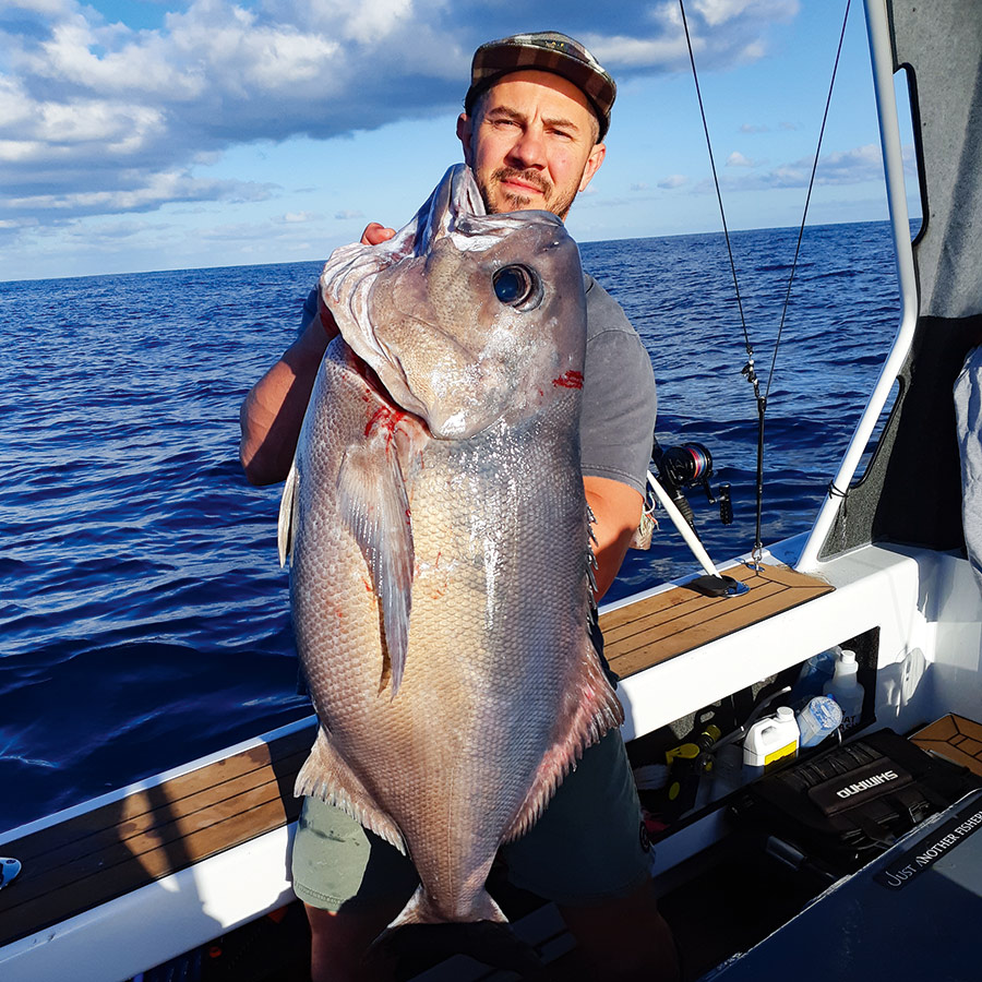 Jem with a great bluenose.