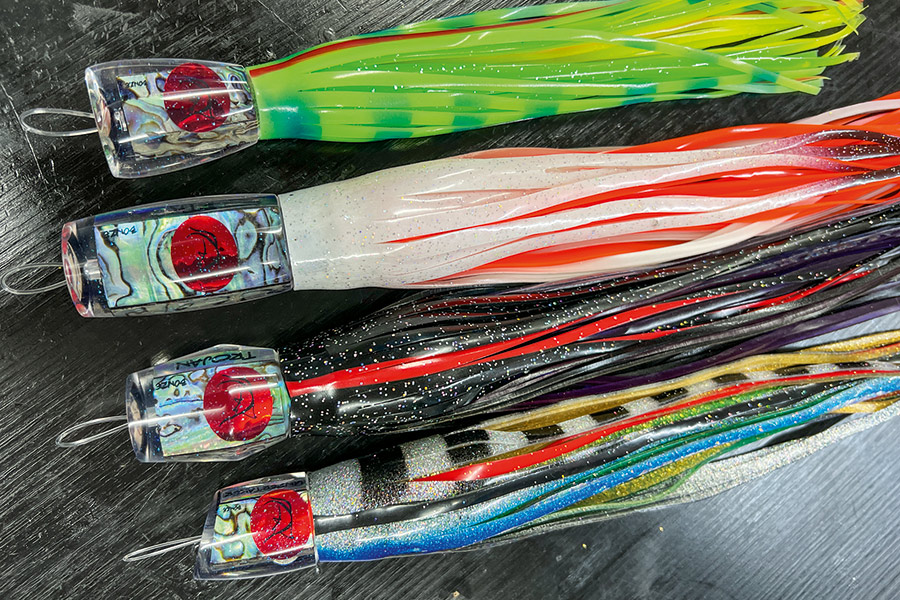 When picking a spread of lures, Luke recommends choosing them strategically as a complementary team.