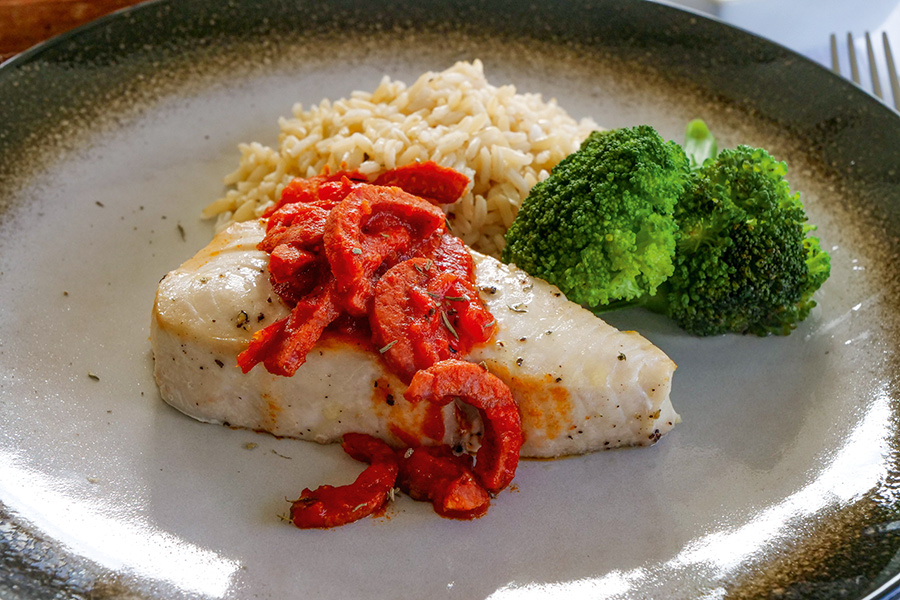 Kingfish with Chorizo Sauce The Fishing site