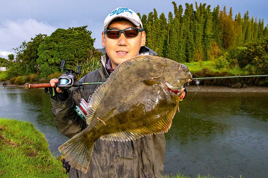 Flounder on SoftBaits The Fishing site