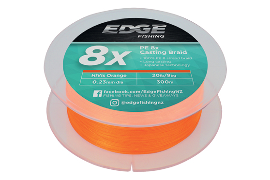 Edge PE 8X casting braid