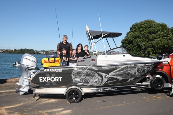 Export NZ Fishing Competition Prize Boat goes to Te Aroha family - Vimarsana News