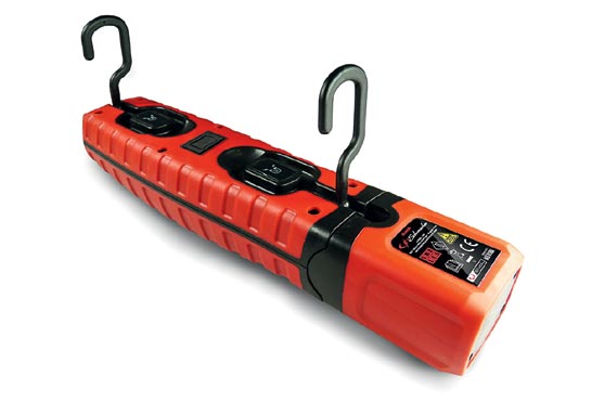 Cordless Schumacher work lights
