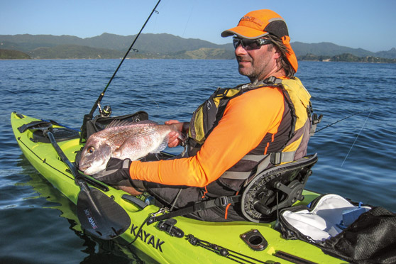 Soft-bait methods for kayak fishing