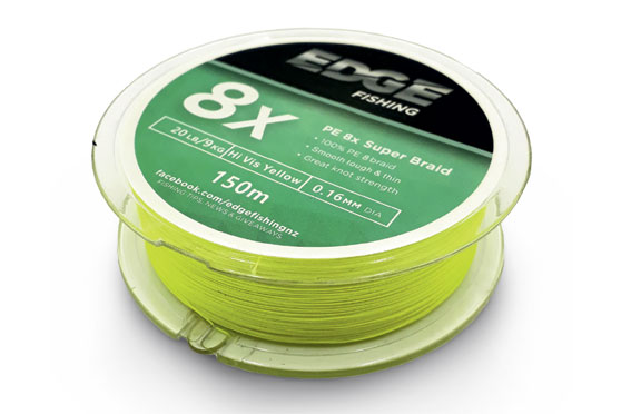 Edge PE8X hi-vis braid