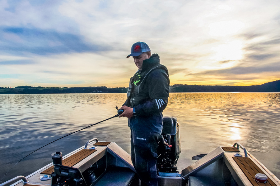 Jigging for Trout The Fishing site