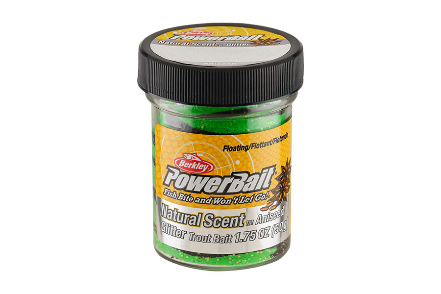 Berkley PowerBait Natural Glitter Esca In Pasta Per Trote Con Glitter - Profumo Di Anice
