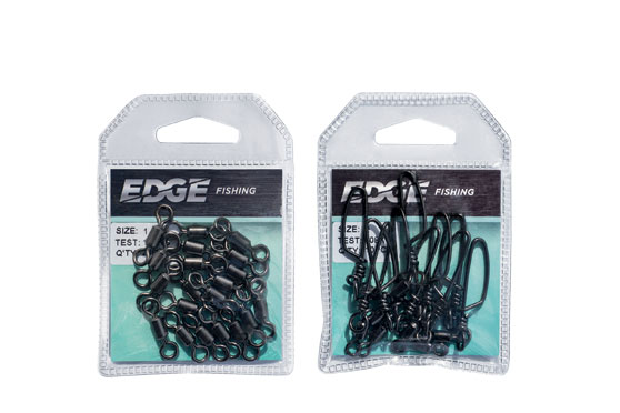 Edge Rolling Swivels and Snap Swivels