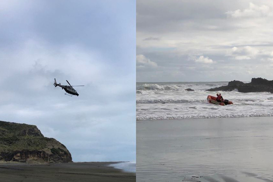 Dramatic Karekare rock rescue