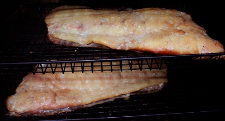 Smoked maple snapper