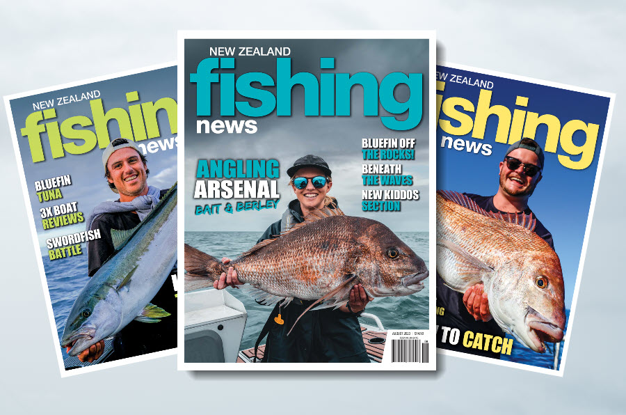 NZ Fishing News August Issue Coming Soon! The Fishing site