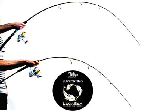 Black Magic rods support Legasea
