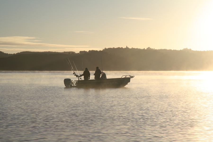 Trolling and harling for trout
