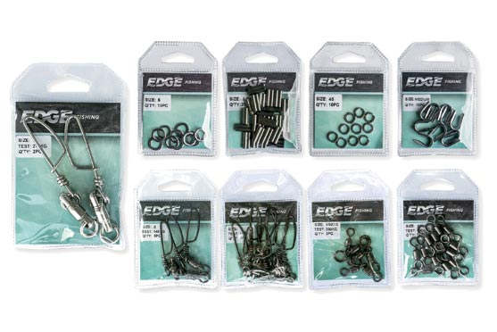 Edge terminal tackle and hooks