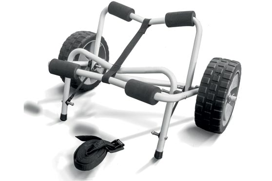 Folding kayak trolley