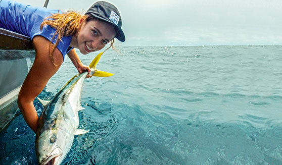 Jigging for kingfish