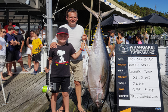 Harry nails smallfry tuna record
