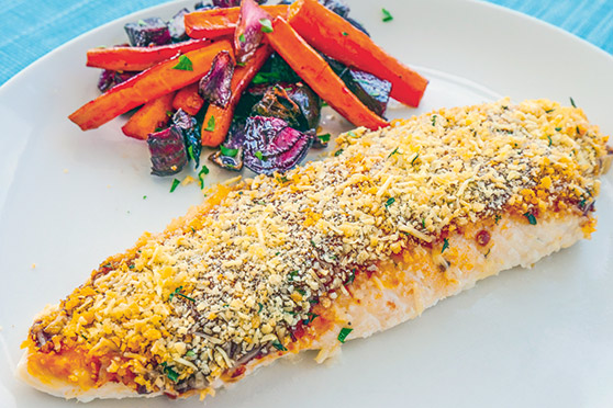 Parmesan Crumbed Snapper